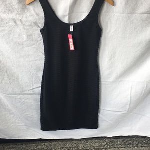 Black mini dress